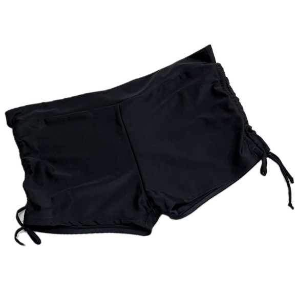 Women’s Blue & Black Leaf Print Takini 2-Piece Swinsuit. XL - Picture 4 of 8